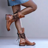 Women's pointed toe ankle boots, view 5