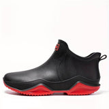 Women's ankle boots showing outsole grip