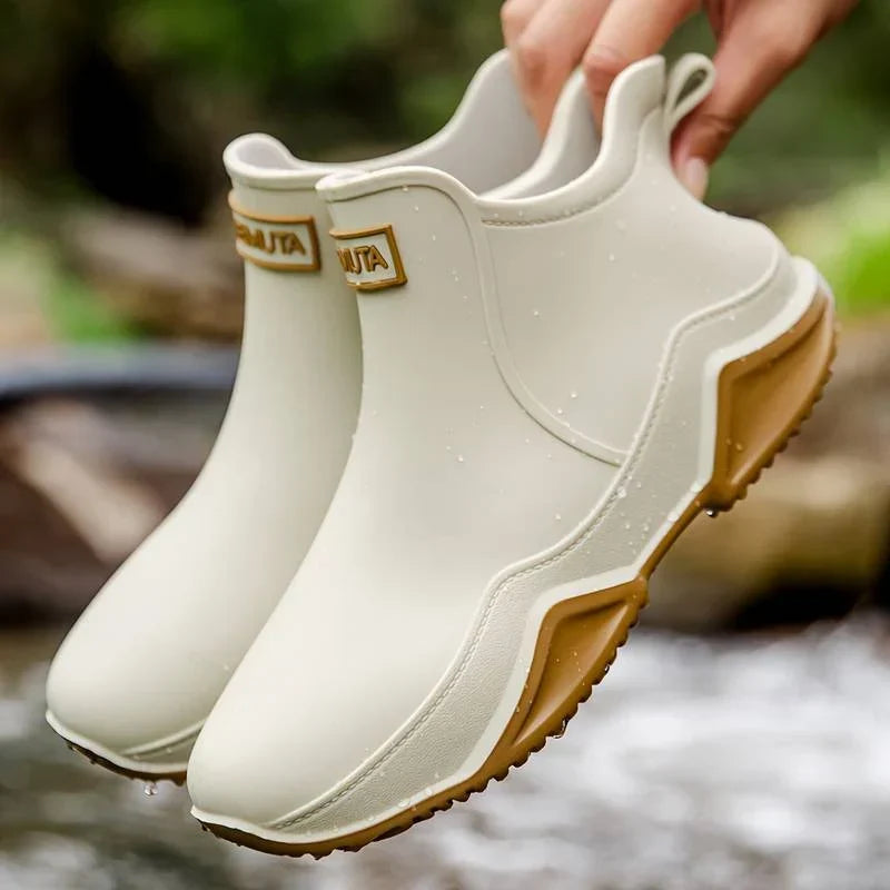 Women's ankle boots showing ankle shaft height
