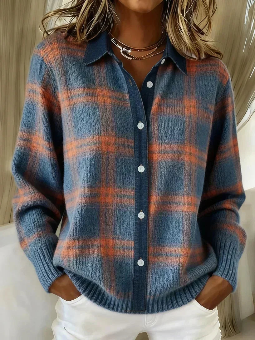 Women's ribbed cardigan, view 1