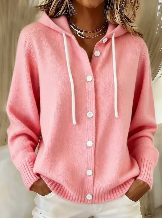 Women's ribbed cardigan, view 1