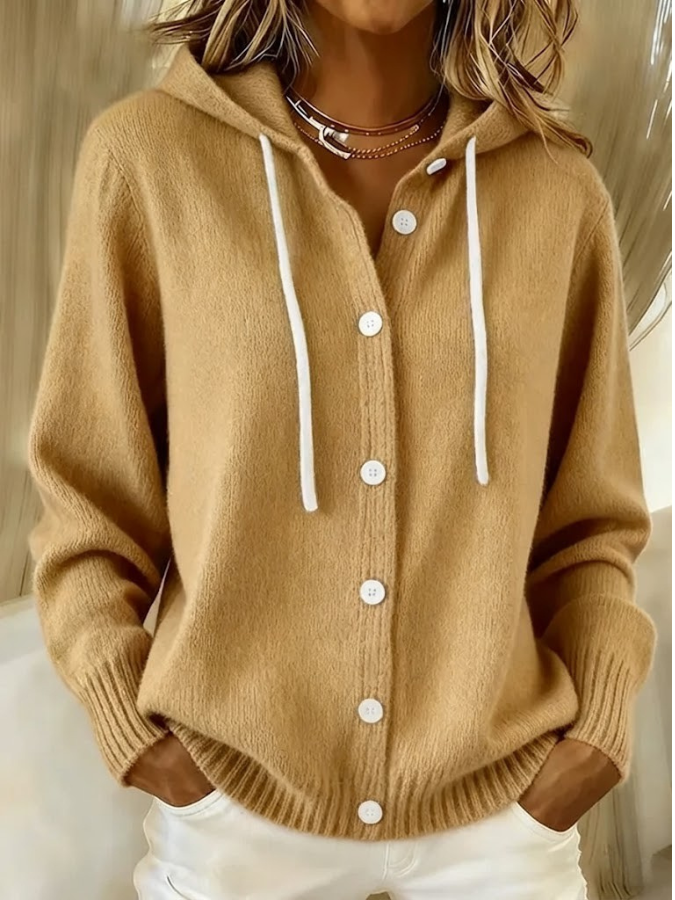 Women's ribbed cardigan, view 3