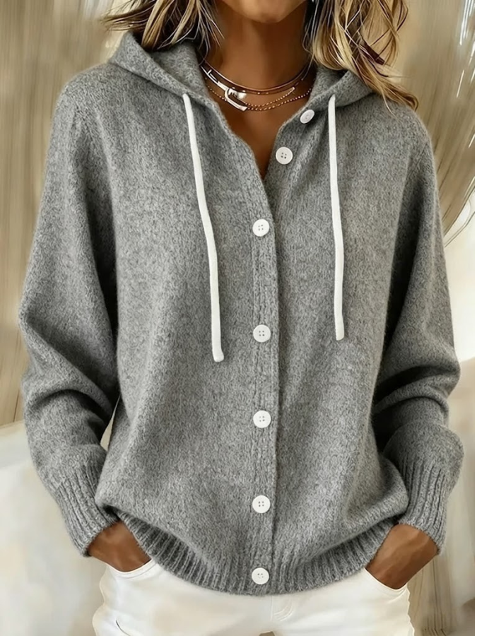 Women's ribbed cardigan, view 6