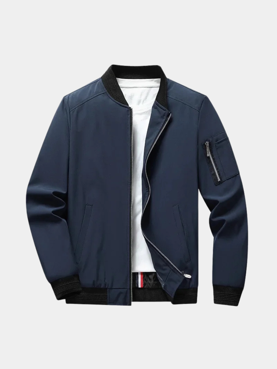 Men's longline coat, view 1