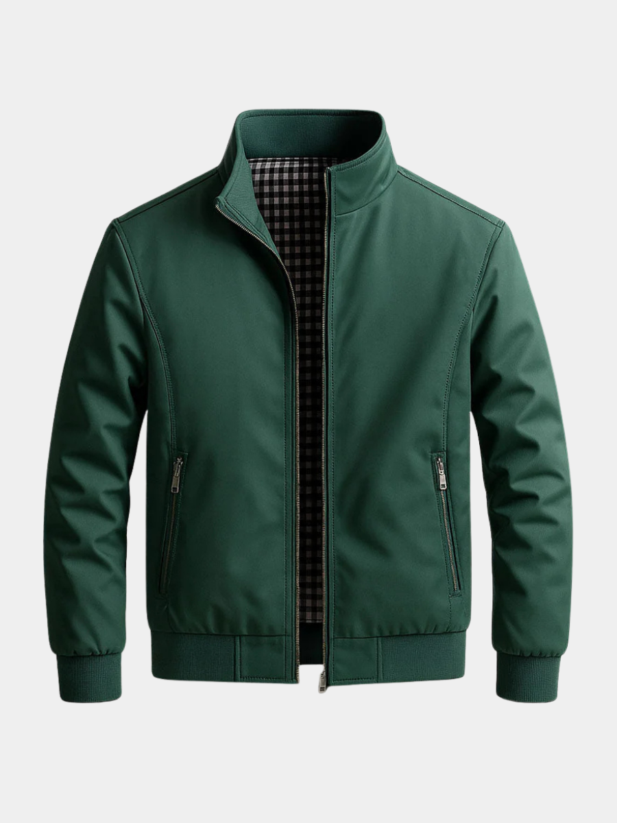 Men's side zip coat, view 1