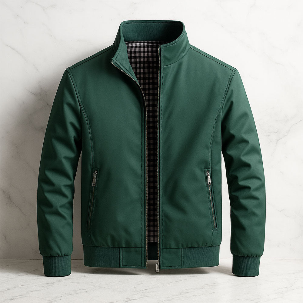 Men's side zip coat, view 2