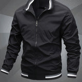 Men's longline bomber jacket, view 5
