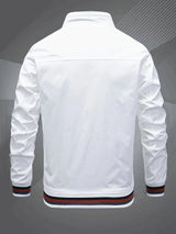 Men's longline bomber jacket, view 6