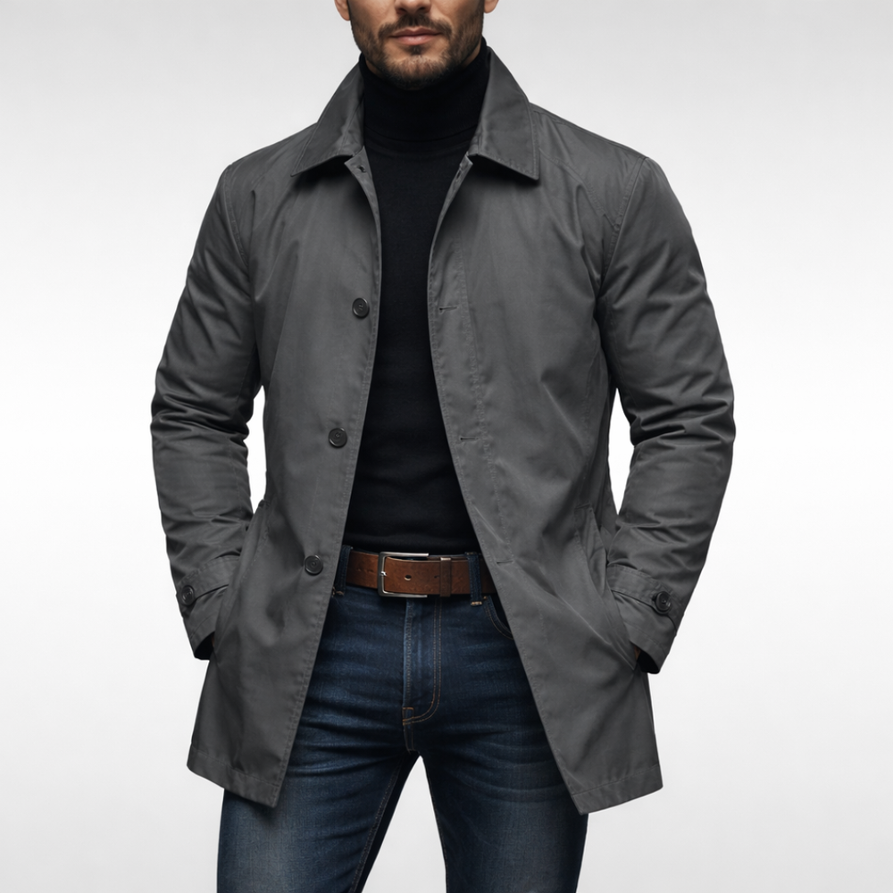 Men's tailored coat, view 2