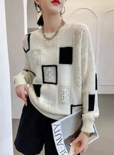 Women's longline sweater, view 1