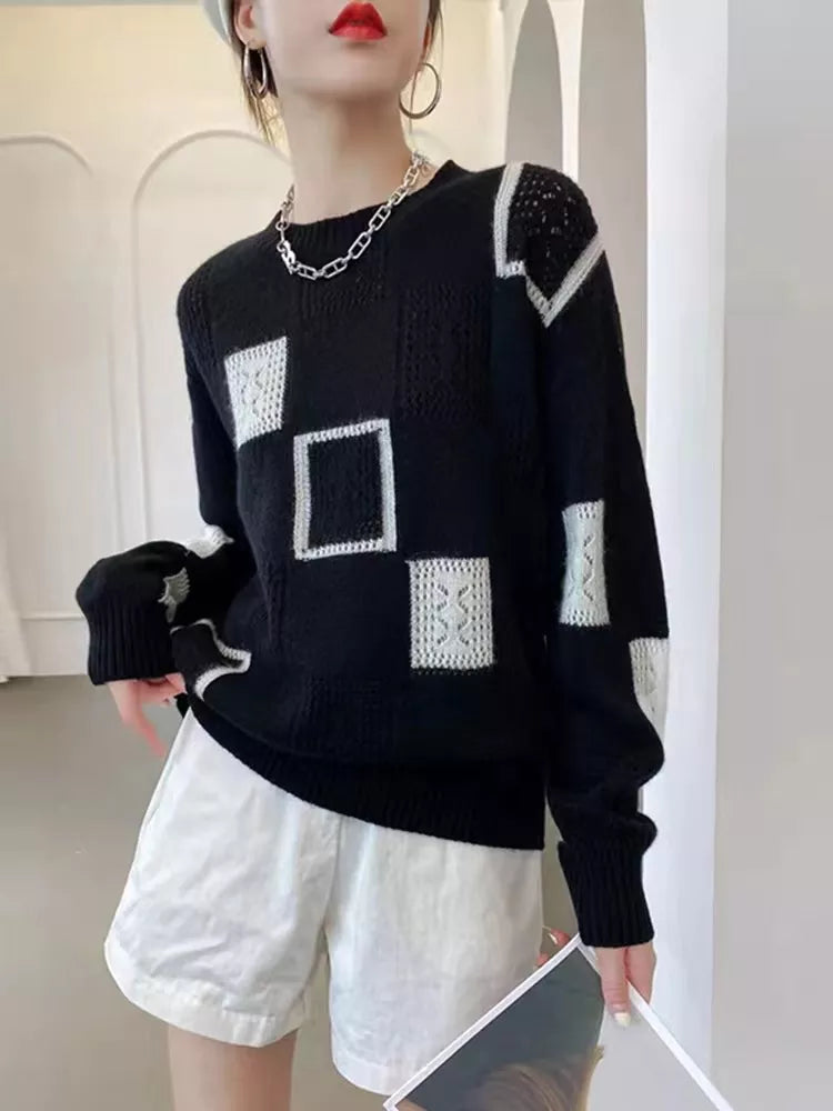 Women's longline sweater, view 2