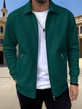 Men's longline coat, view 4
