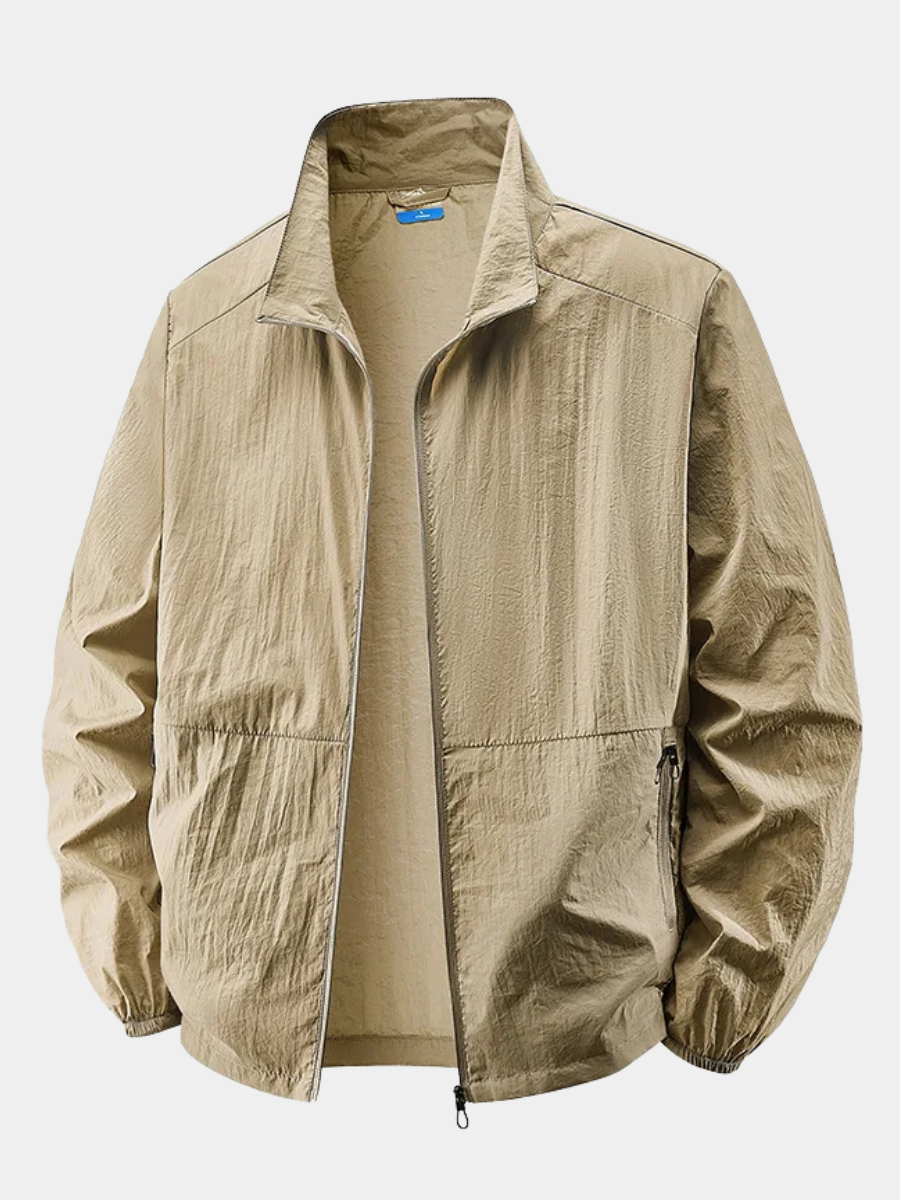 Men's zip-up coat, view 1