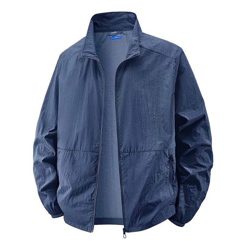 Men's zip-up coat, view 3