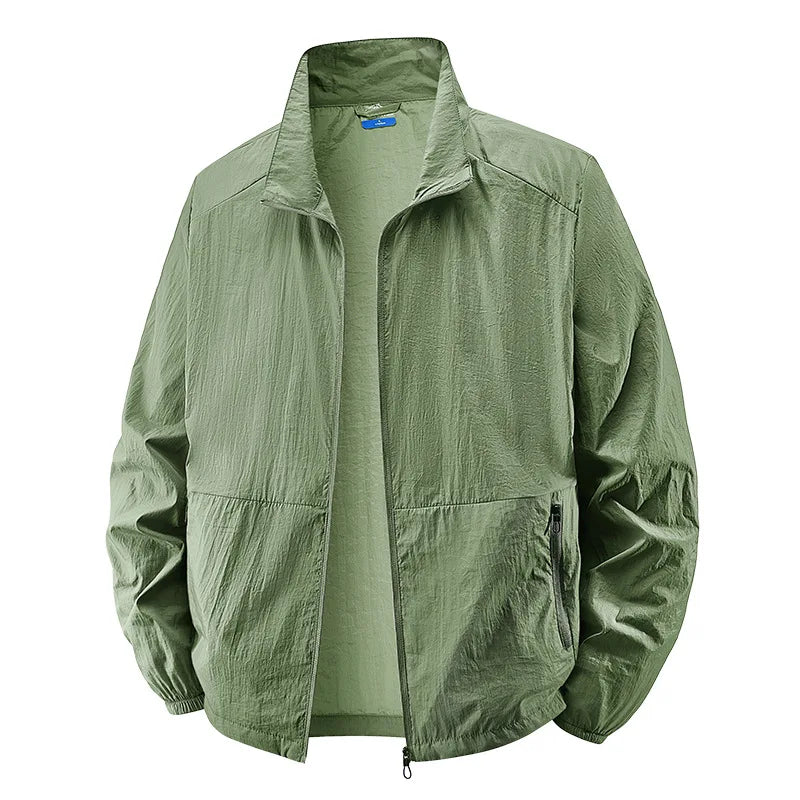 Men's zip-up coat, view 4