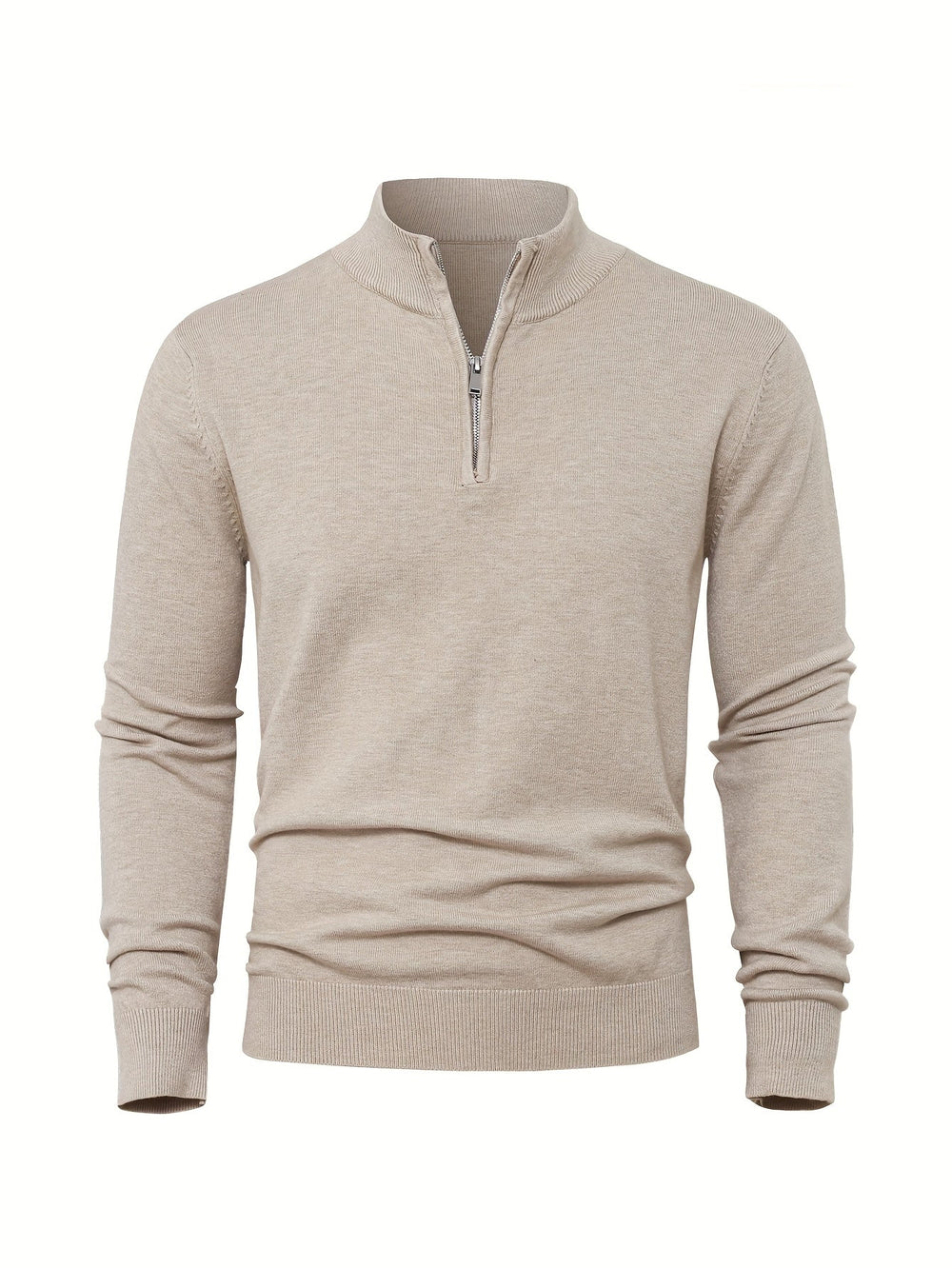 Men's zip-up sweater, view 3