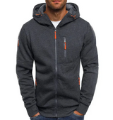 Men's zip-up coat, view 3