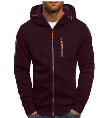 Men's zip-up coat, view 6