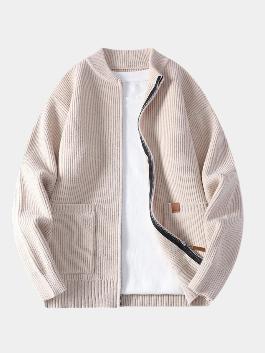 Men's zip-up coat, view 1
