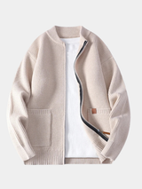 Men's zip-up coat, view 1