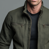 Men's zip-up coat, view 5