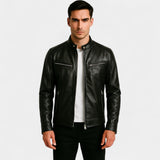 Men's zip-up coat, view 2