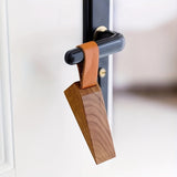 Scandinavian Style Solid Wood Door Wedge - Non-Slip Design for Home & Office