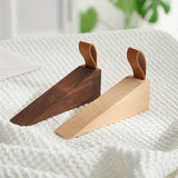 Scandinavian Style Solid Wood Door Wedge - Non-Slip Design for Home & Office