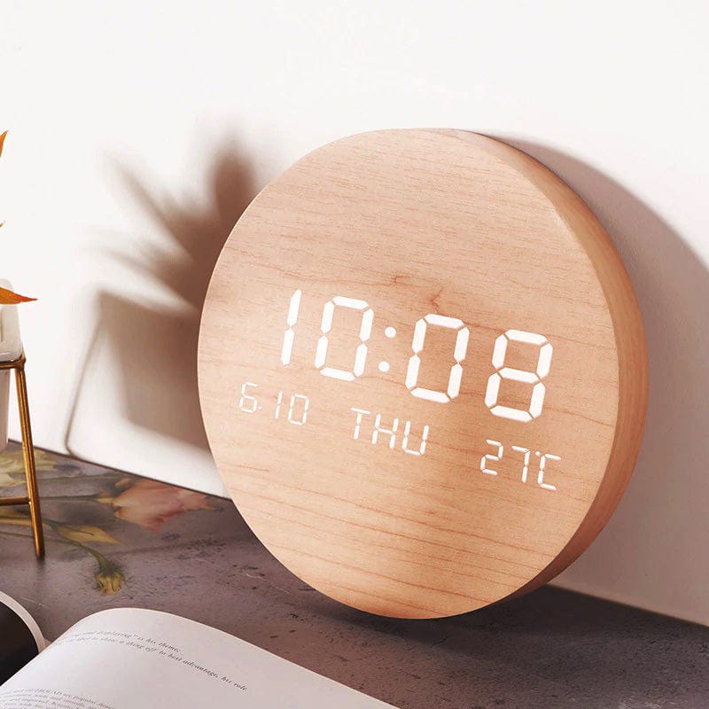 Enhanced Product Title: **Svenna Digital Wall Clock - Modern Design, Easy-to-Read Display, Battery Operated, Perfect for Home or Office Decor**
