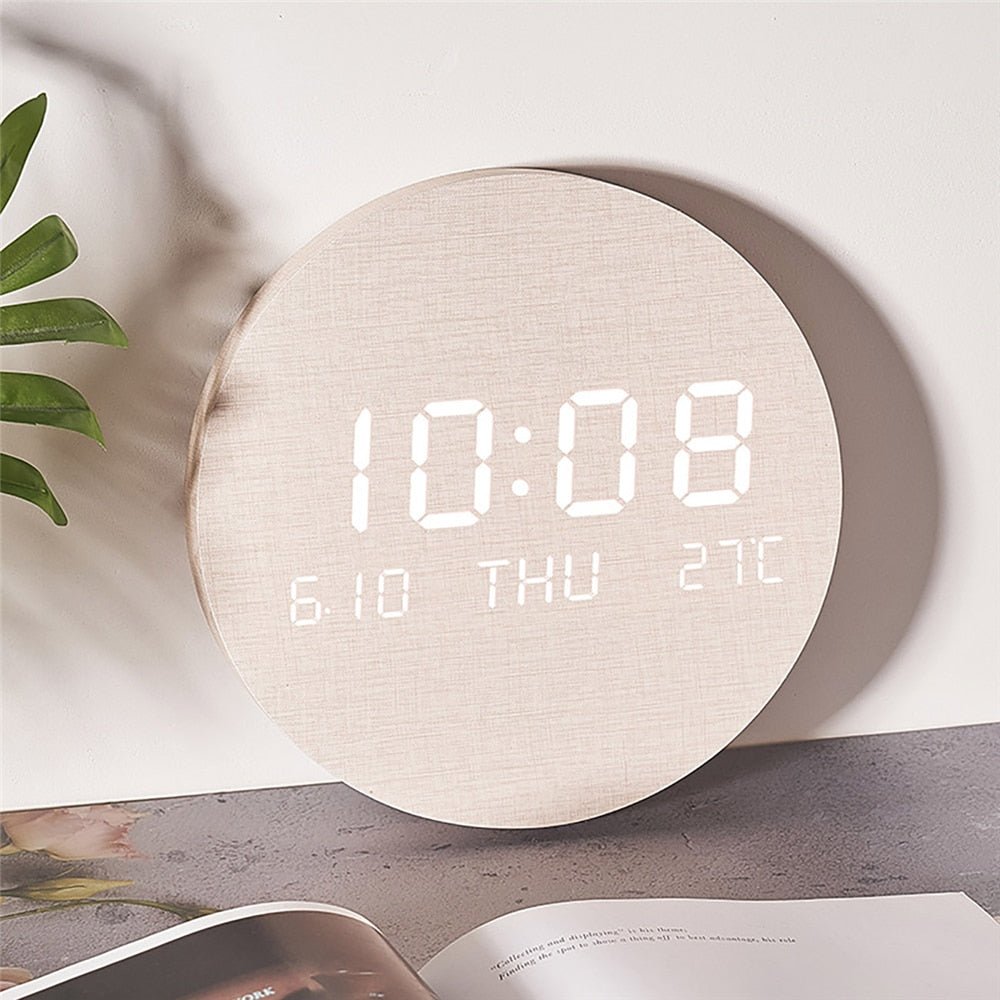 Enhanced Product Title: **Svenna Digital Wall Clock - Modern Design, Easy-to-Read Display, Battery Operated, Perfect for Home or Office Decor**