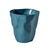 Nordic Style Irregular Waste Bin - Modern Minimalist Trash Can for Home & Office Decor