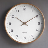 Lautlose Holzwanduhr – Geräuschloses Design für Ruhe und Stil | Perfekte Wanddekoration