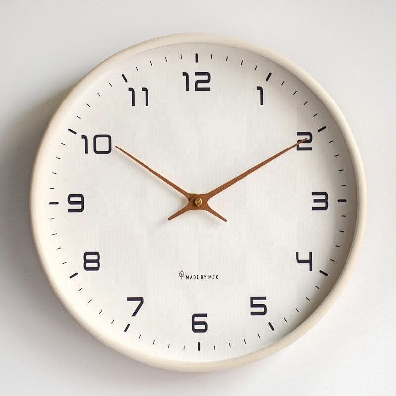Lautlose Holzwanduhr – Geräuschloses Design für Ruhe und Stil | Perfekte Wanddekoration