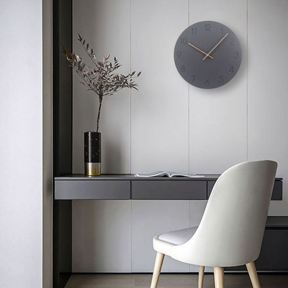 Nordwhisper Silent Wall Clock – Elegant Design for Modern Interiors | Noise-Free Timepiece