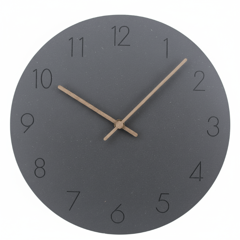 Nordwhisper Silent Wall Clock – Elegant Design for Modern Interiors | Noise-Free Timepiece