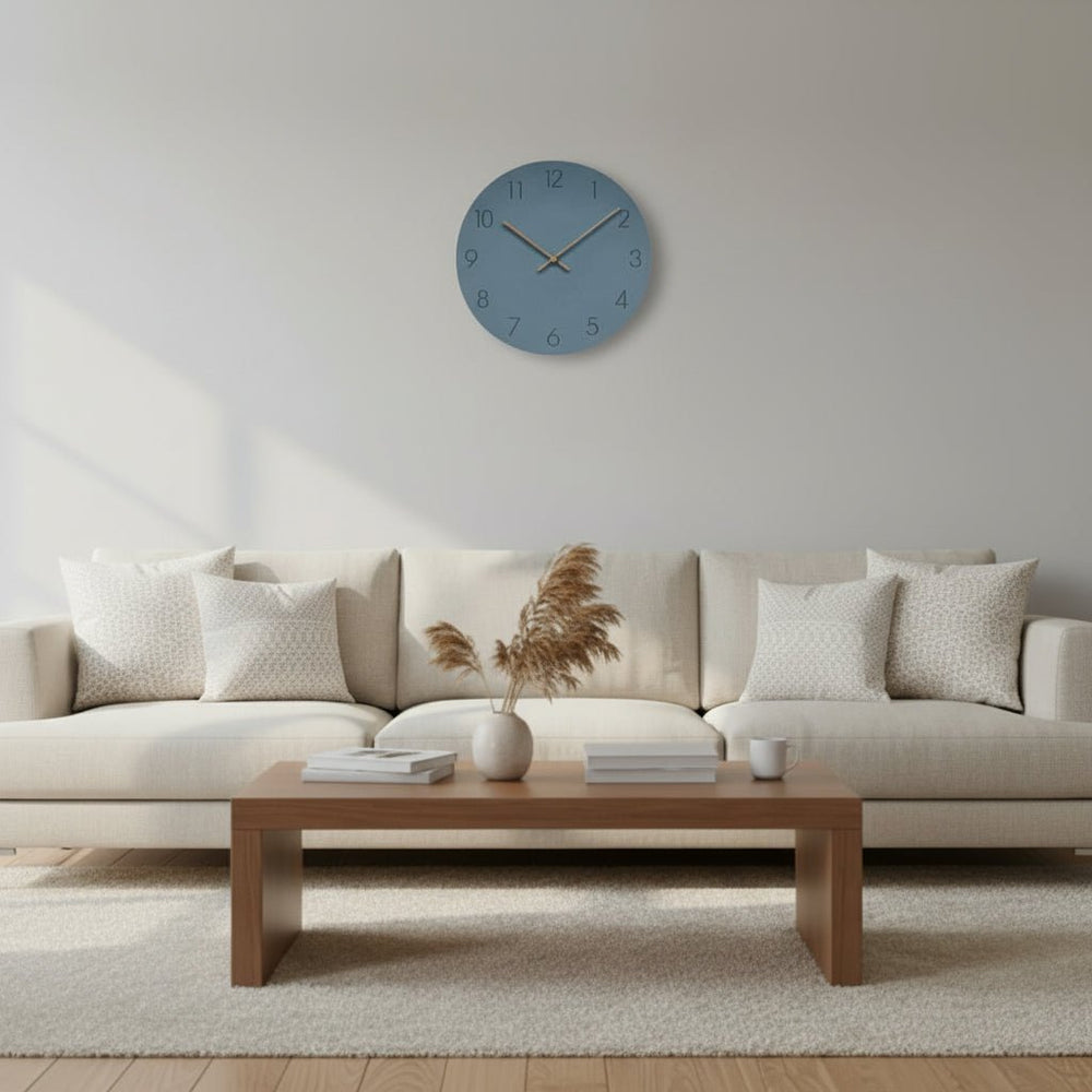 Nordwhisper Silent Wall Clock – Elegant Design for Modern Interiors | Noise-Free Timepiece