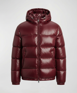 Women's hooded puffer jacket, view 5