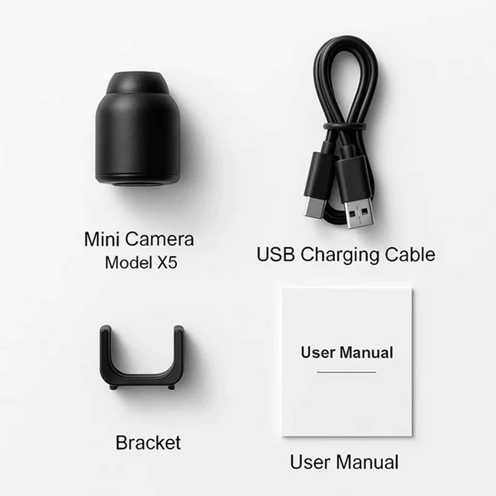 1080P HD Discreet Wireless Camera with Audio - Perfect for Home Monitoring & Security