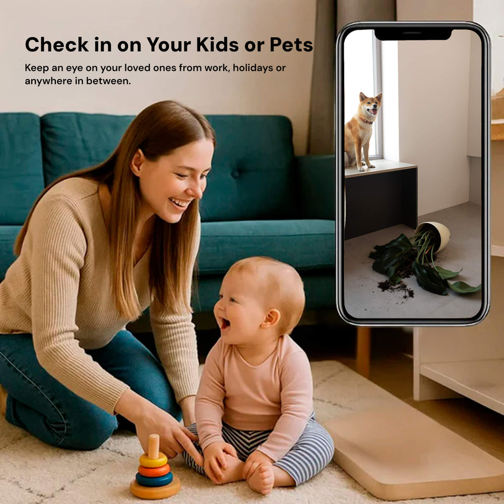 1080P HD Discreet Wireless Camera with Audio - Perfect for Home Monitoring & Security