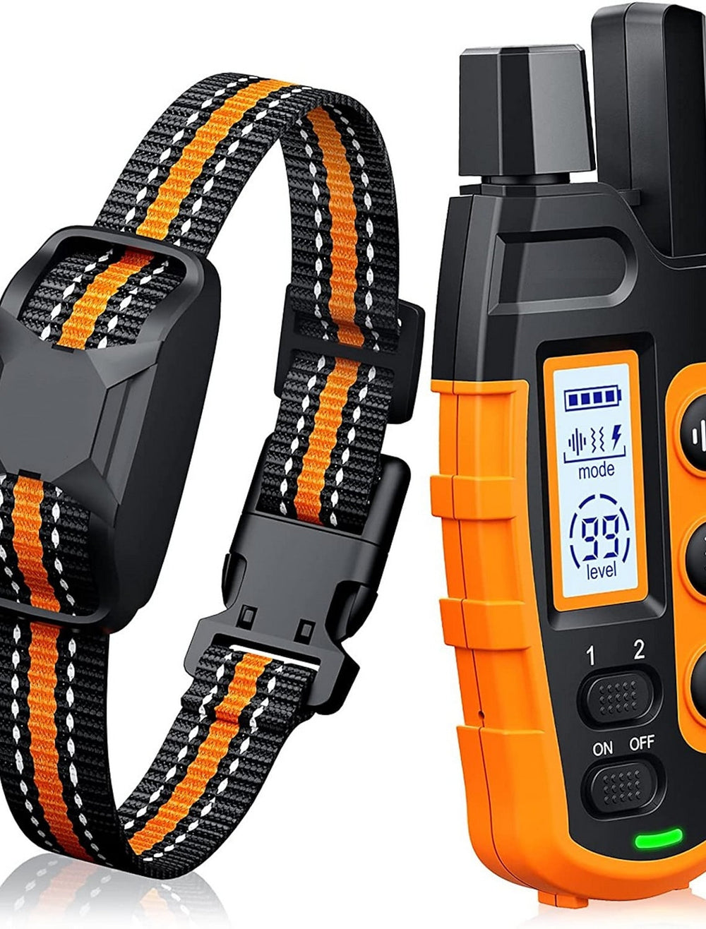 Long Range Waterproof Dog Training Collar - 1000m Range, Rechargeable & Adjustable