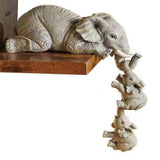 Enhanced Product Title: "Olifanten Mutter & Baby Figuren-Set – Charmante Regalrand-Dekoration für Kinderzimmer & Wohnzimmer" 

This title includes keywords that enhance searchability while maintaining clarity and appeal.