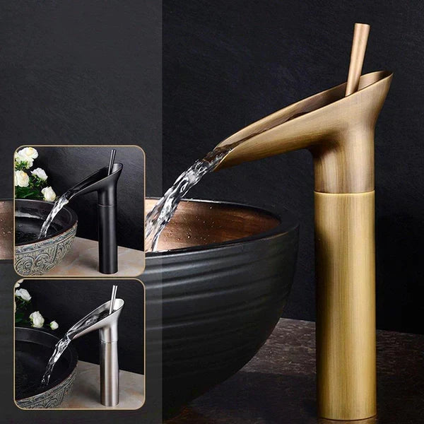 CascadeFlow – Luxe Waterfall Bathroom Faucet