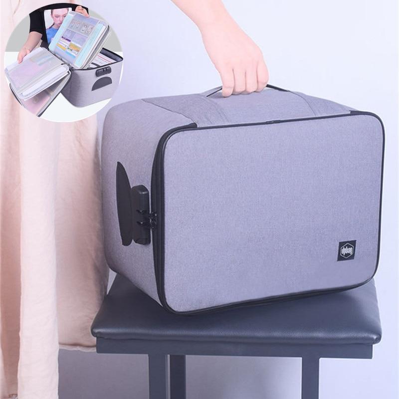 Lockable Waterproof Document Storage Case - Secure, Durable, and Weatherproof Organizer for Important Papers and Valuables