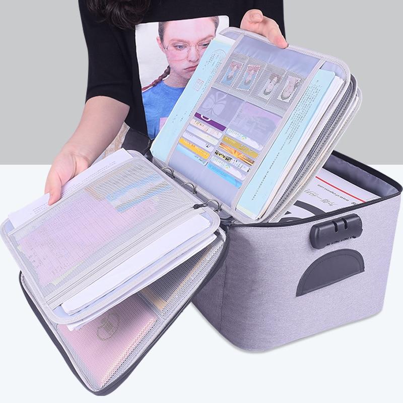 Lockable Waterproof Document Storage Case - Secure, Durable, and Weatherproof Organizer for Important Papers and Valuables