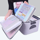 Lockable Waterproof Document Storage Case - Secure, Durable, and Weatherproof Organizer for Important Papers and Valuables