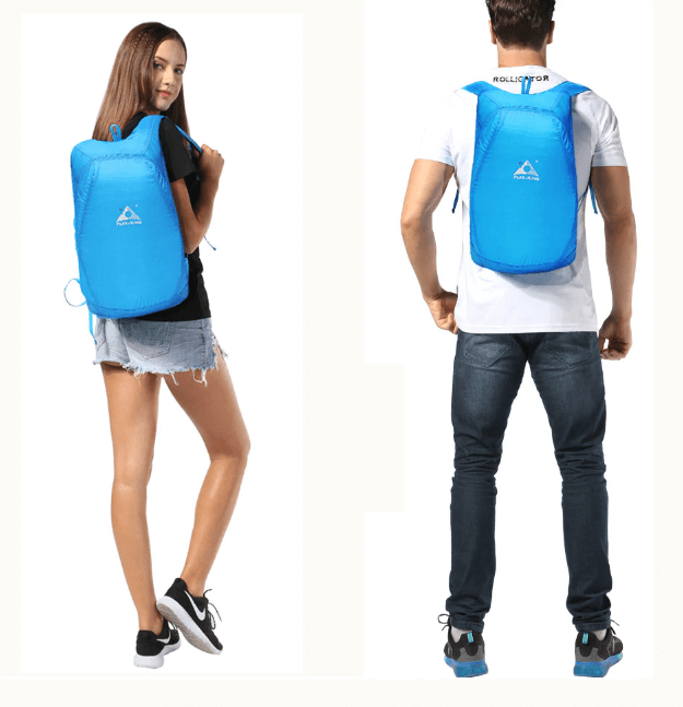 Compact 20L Lightweight Foldable Water-Resistant Backpack - Ideal Travel Bag for Hiking, Camping & Outdoor Adventures
