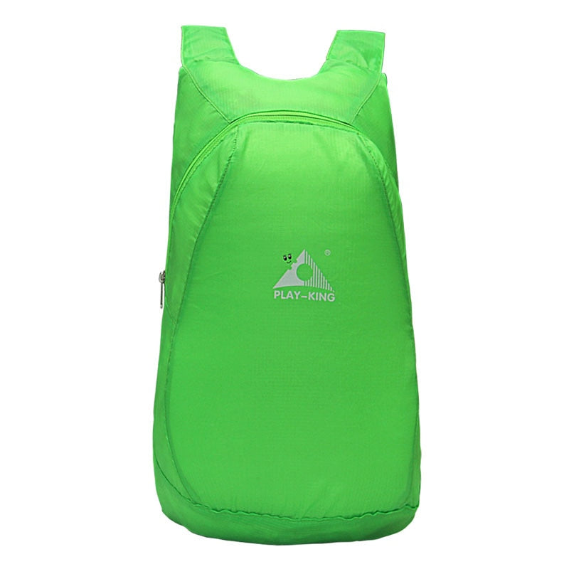 Compact 20L Lightweight Foldable Water-Resistant Backpack - Ideal Travel Bag for Hiking, Camping & Outdoor Adventures
