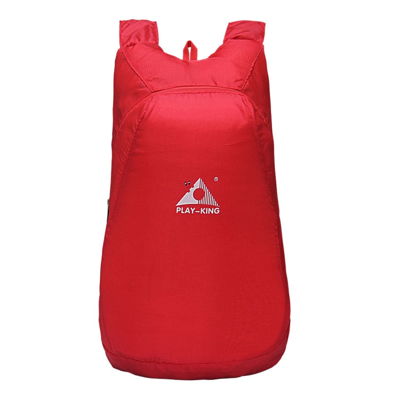 Compact 20L Lightweight Foldable Water-Resistant Backpack - Ideal Travel Bag for Hiking, Camping & Outdoor Adventures