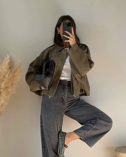 Women's oversized coat, view 1