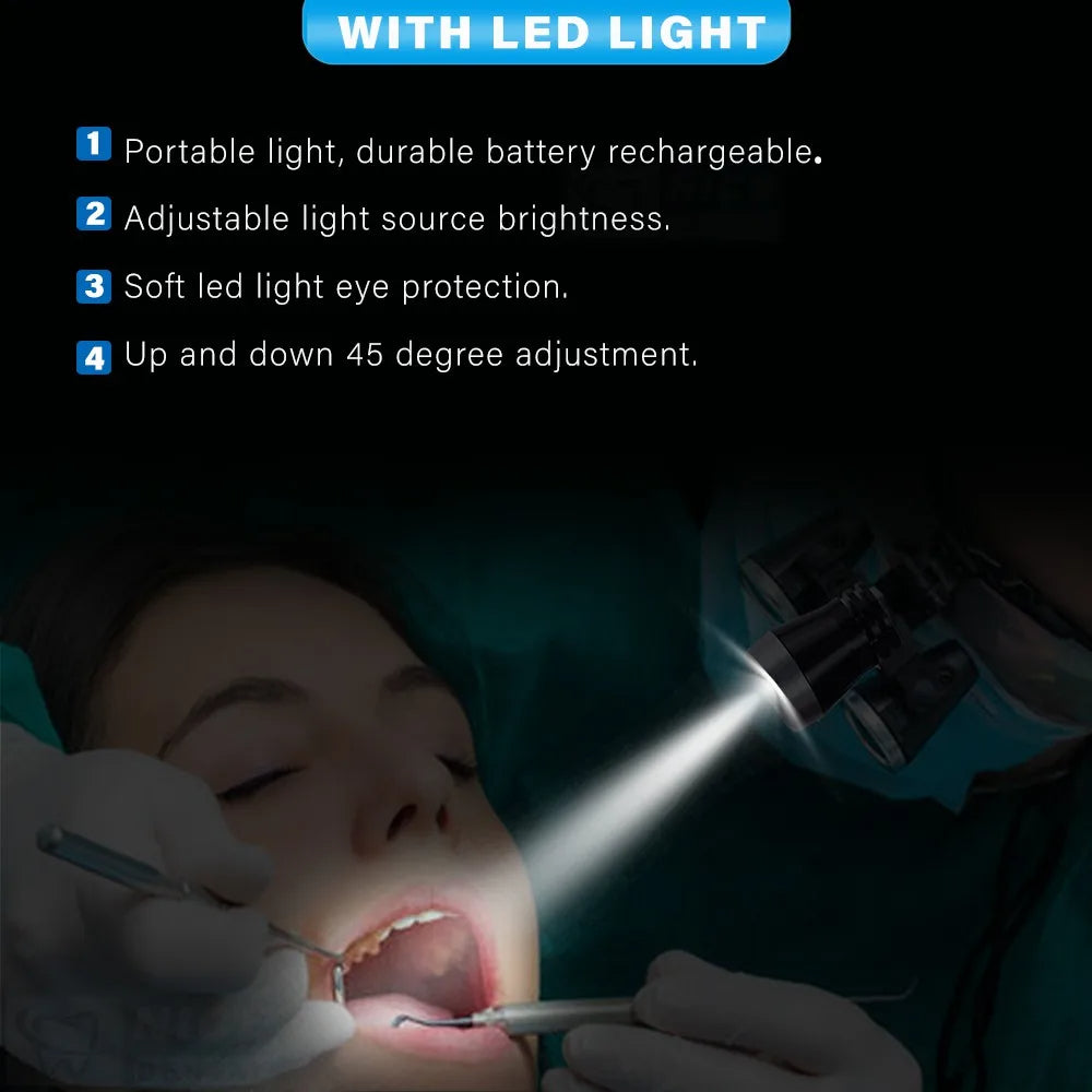 Enhanced Product Title: OrionView LED Dental Loupes with Binocular Magnification - Superior Clarity & Comfort for Dental Professionals

This optimized title includes relevant keywords while highlighting key features that may attract potential buyers.
